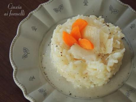 Risotto con topinambur