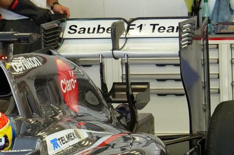 Test Bahrein - Sulla Sauber C33 compare il monkey Seat