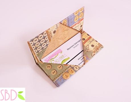 Scrapbooking Porta Carte o Biglietti da Visita - Cards & Business Cards holder