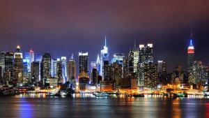 New York by night