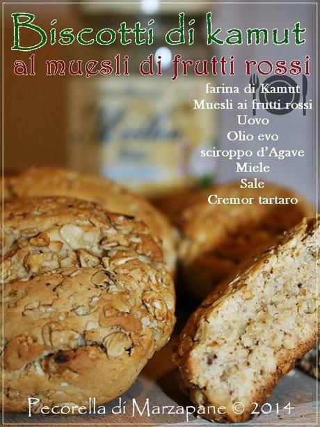 Biscotti al muesli di frutti rossi