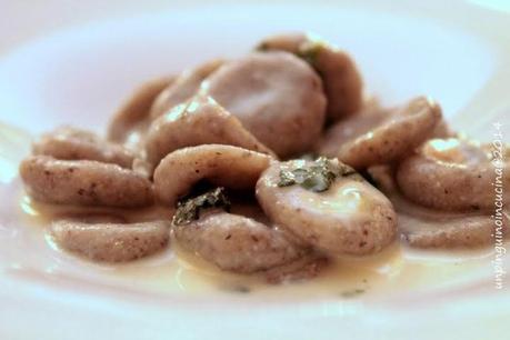 Gnocchetti saraceni con gorgonzola e menta per il 100% GFFD