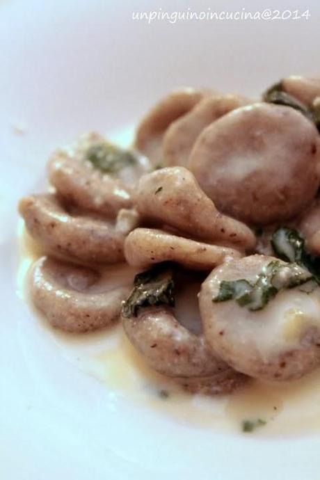 Gnocchetti saraceni con gorgonzola e menta per il 100% GFFD