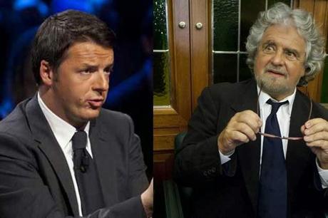 Renzi e Grillo