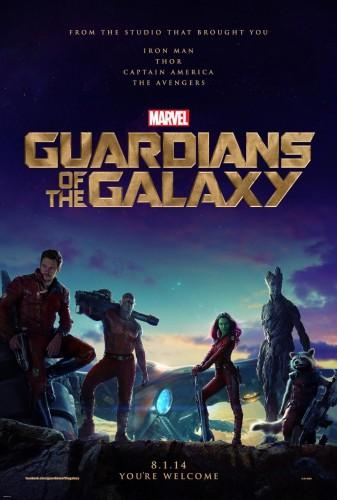 Guardians of The Galaxy: il poster ufficiale  Zoe Saldana Vin Diesel Marvel Studios Lee Pace James Gunn Guardians of The Galaxy Glenn Close Dave Bautista Chris Pratt 