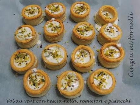 vol au vent roquefort pistacchio