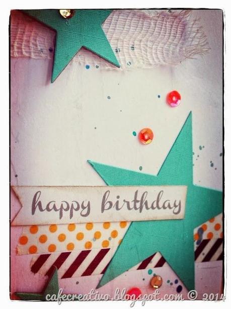 cafe creativo - sizzix big shot - birthday card