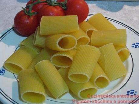 rigatoni zucchine