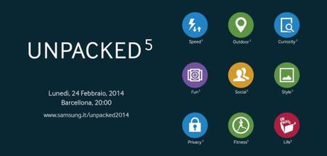 Segui in diretta streaming la presentazione del Galaxy S5 dal MWC 2014