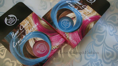 Hair Chalking - Gesetti colorati per capelli [Review Hair Chalk The Body Shop]