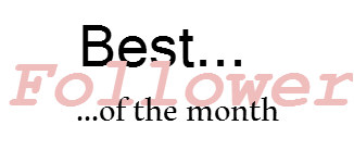 Follower of the month # 1 - MARZO