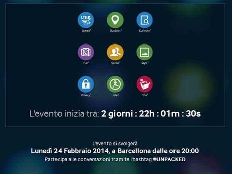 Galaxy S5 Presentazione diretta streaming Live TV