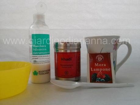 Sherazade - Maschera ravviva colore ristrutturante per capelli