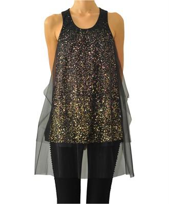 Givenchy - Top in tulle e paillettes