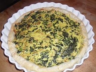 QUICHE DI PORRI E SPINACI