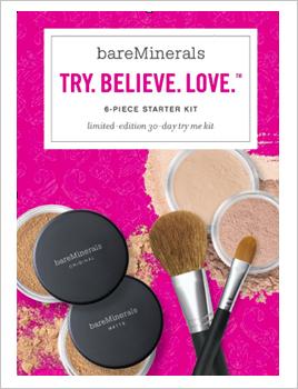 In esclusiva da Sephora: Bare Minerals ''Try Believe Love Kit'' Limited Edition