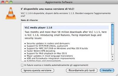 Mac - VLC Media Player 1.1.6 (Download)