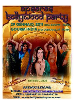 Un Bollywood party danzante, a Roma il 29 gennaio