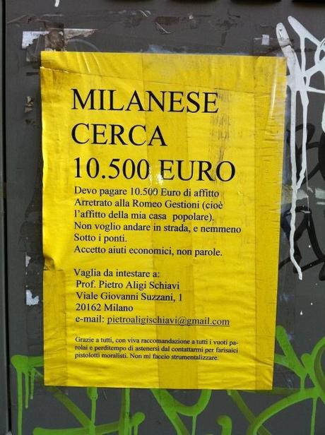 MILANESE CERCA 10.500 EURO - STI CAXXI!