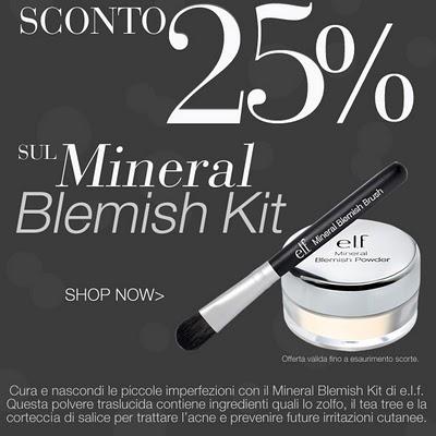 Sconto 25%: e.l.f Mineral Blemish Kit