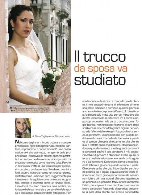 Il trucco sposa va studiato – the wedding make up should be studied