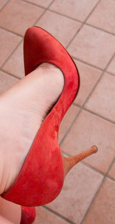 ShoeRoom #21 Red Coral Pumps from Icone!