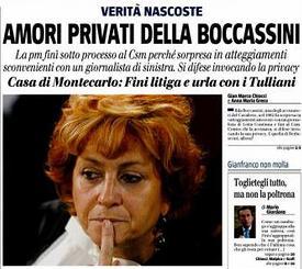 Dal Giornale: Amori e giochi privati della Boccassini