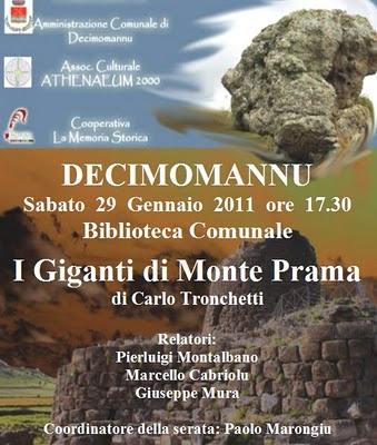 Carlo Tronchetti presenta gli scavi di Monte Prama