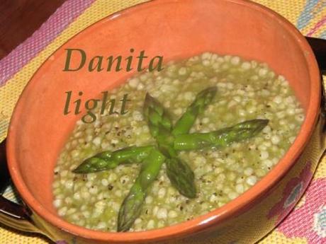 Zuppa di grano saraceno agli asparagi light