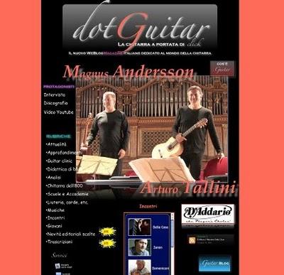 dotGuitar, il nuovo WeBlogMagazine italiano dedicato al mondo della chitarra (gennaio 2011)