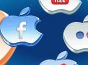 icone Social Media ispirate logo Apple