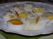 dischetti polenta bianca gorgonzola pere