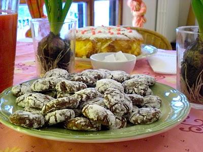 Quando il Cioccolato é protagonista: Chocolate crinkle cookies!