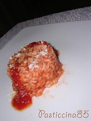 Risottino con cuore di mozzarella