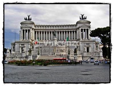 Roma la città eterna. Piazza Venezia e il Campidoglio.