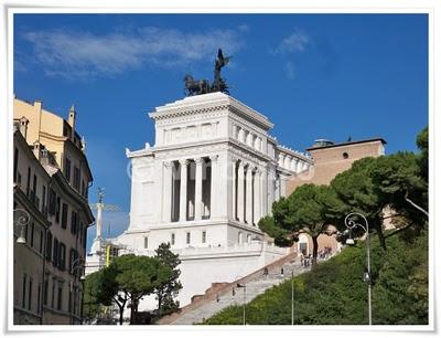 Roma la città eterna. Piazza Venezia e il Campidoglio.