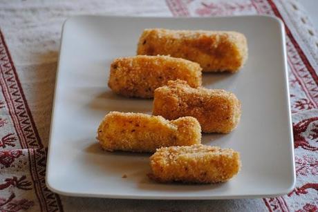 Crocchette di cous-cous e provola dolce al profumo di arancia