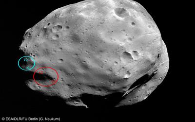 Il flyby del Mars Express con Phobos