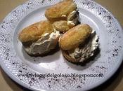 Focaccine zuccherate panna montata