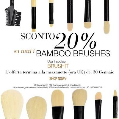 -20% sui Bamboo Brushes di e.l.f.