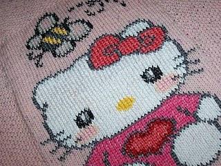 Ed ecco la copertina Hello Kitty finita!