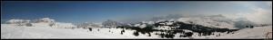 panoramica monte cherz Panoramica dal Monte Cherz, Arabba