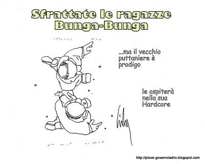 Sfrattate le ragazze Bunga-Bunga