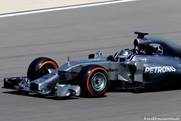 Nico Rosberg (Mercedes) on track with P Zero Orange hard tyres