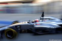 Blurred close-up of a McLaren F1 car