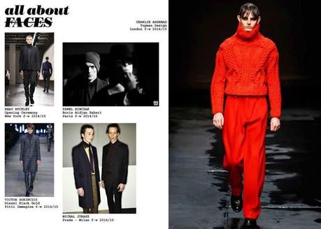 INDEPENDENT MEN DIARY FEBRUARY 2014 FASHION MODELS LIFESTYLE