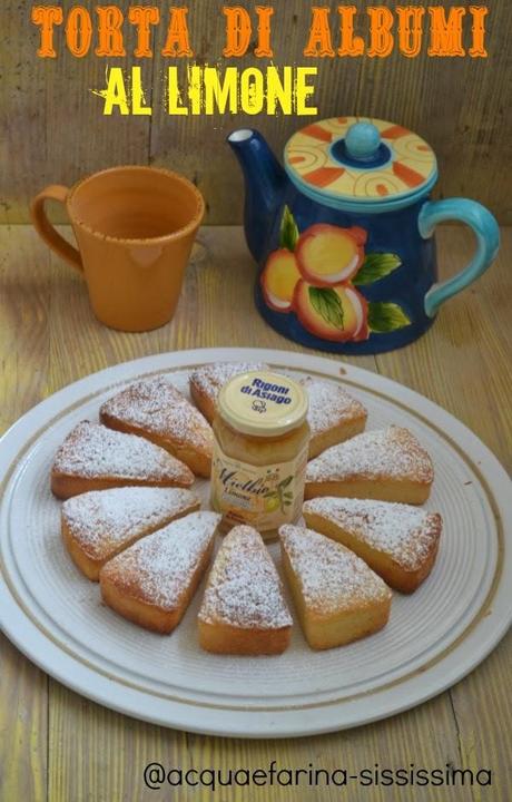 torta di albumi al limone