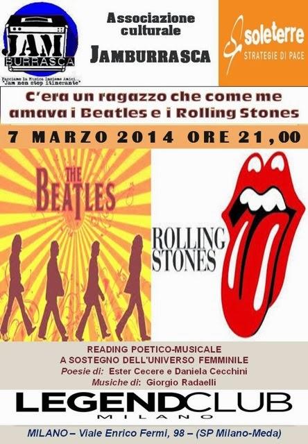 Al Jam Burrasca di Marzo in scena Beatles e Rolling Stones