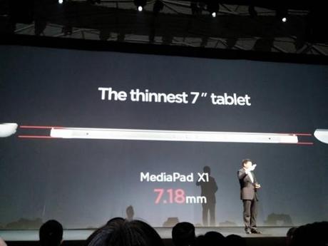 2014 02 23 111 600x450 Huawei annuncia il suo nuovo phablet MediaPad X1 news  MWC 2014 mwc mediapad x1 huawei 