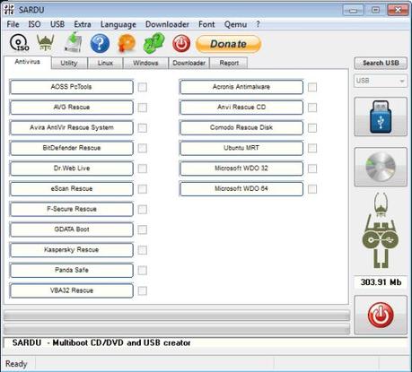 Come installare il sistema operativo da USB con SARDU.